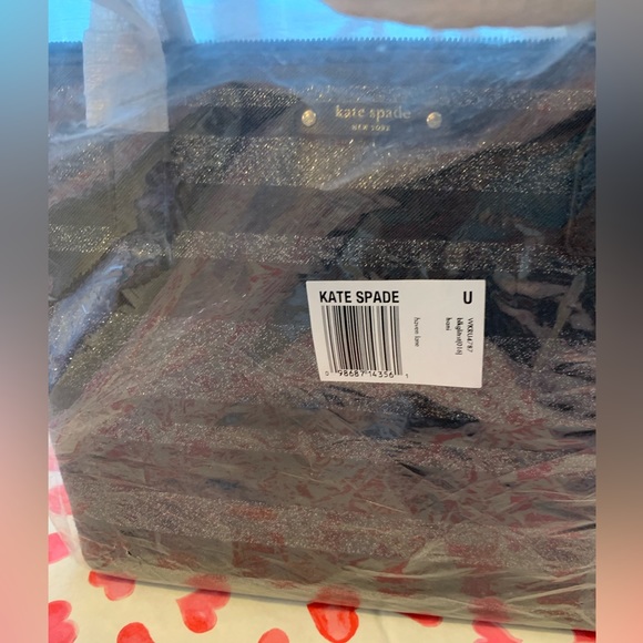 Black and sliver Kate spade purse, NWT. - Picture 4 of 4